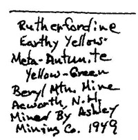 Rutherfordine label